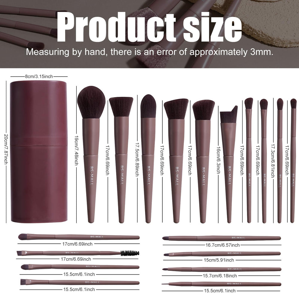 BS-MALL travel case keeps brushes organized and ready on the go.