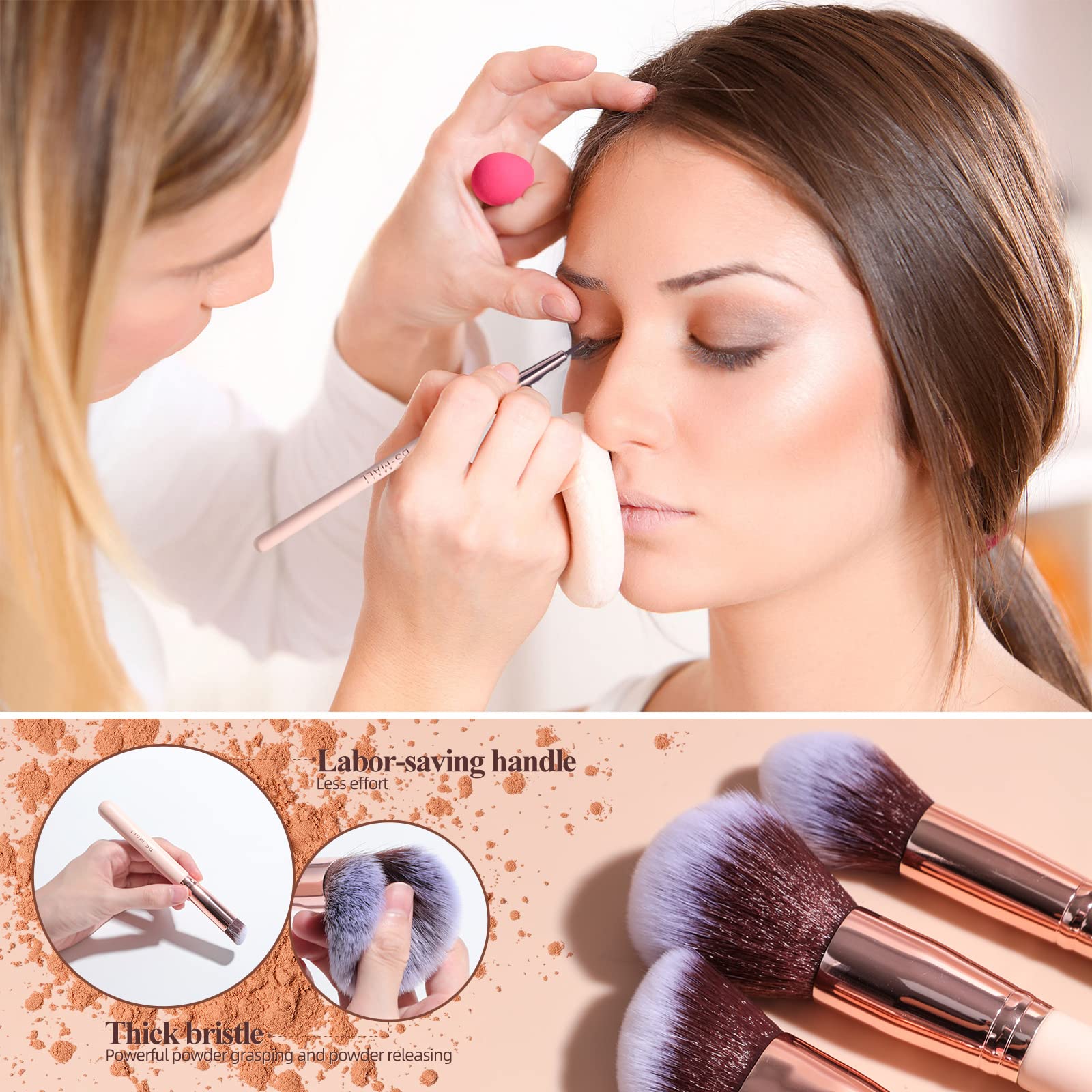 BS-MALL set includes popular brush shapes for complete routines