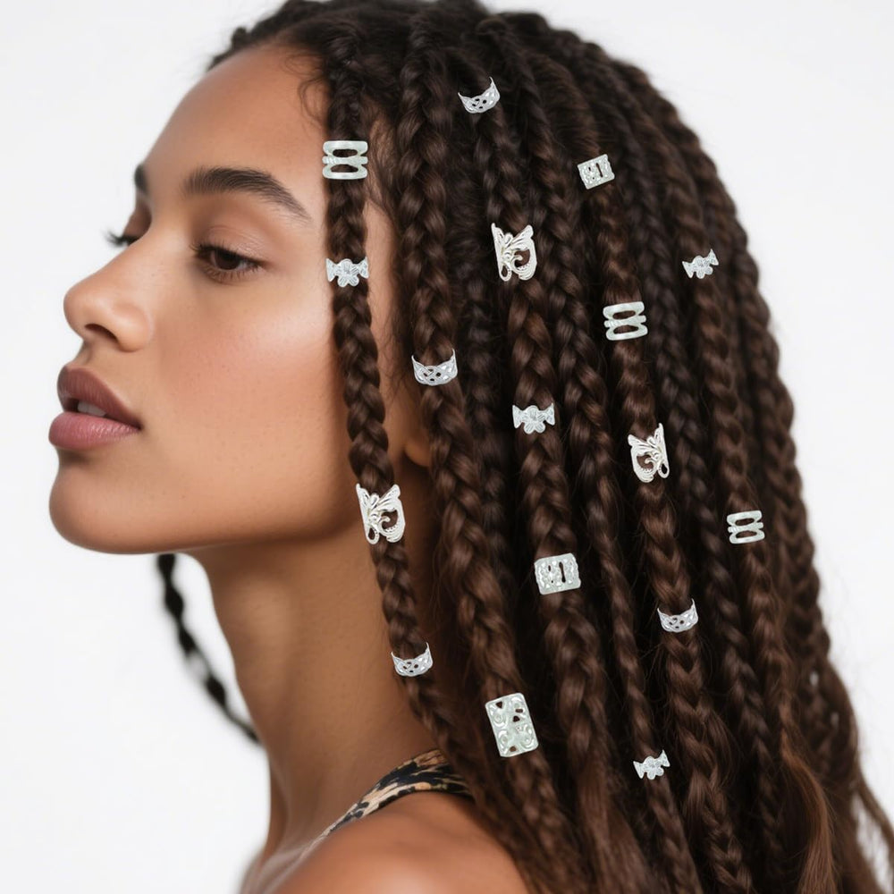 BSARECEY accesorios para cabello uso diario en plata