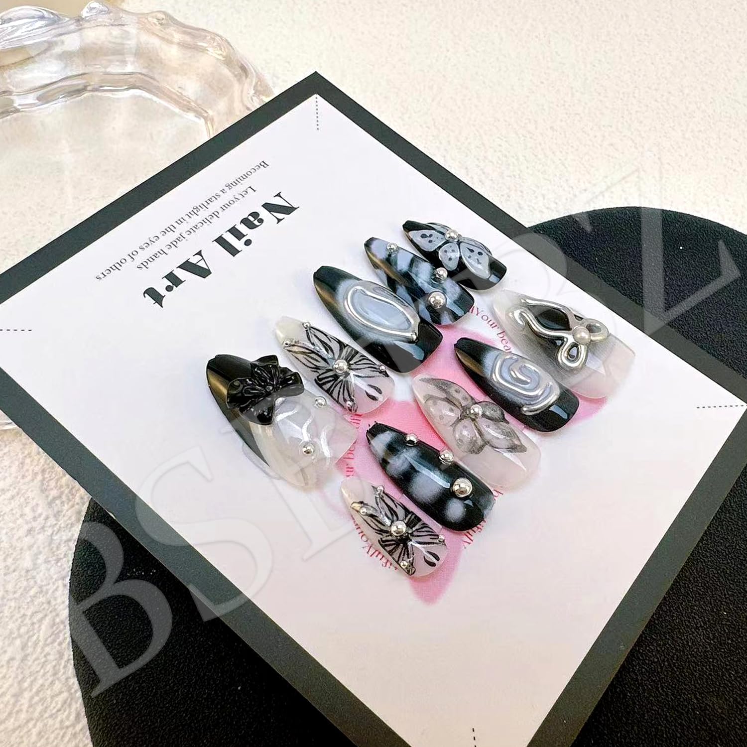 BSBTBZ Diseño gótico punk en negras, estilo audaz para diario y eventos.