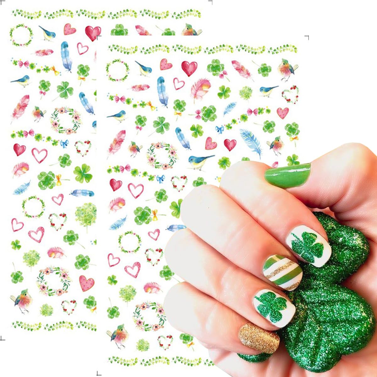 BSBTBZ Glitter accents bring sparkle to nails with easy application.