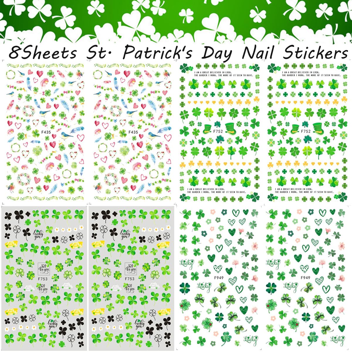 BSBTBZ Water-transfer decals offer versatile, smooth nail decor.