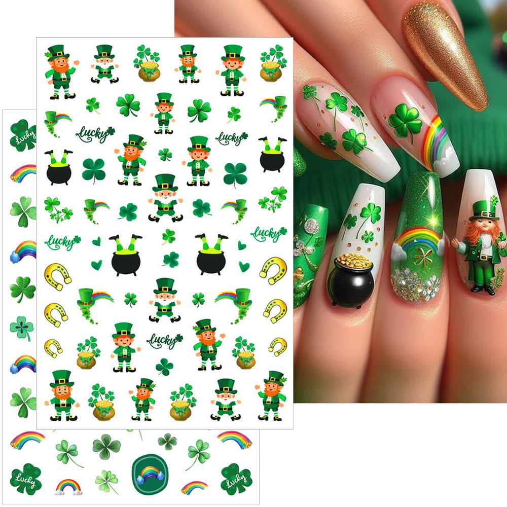 BSBTBZ Diseño festivo y seguro para uñas, con acabado verde brillante.