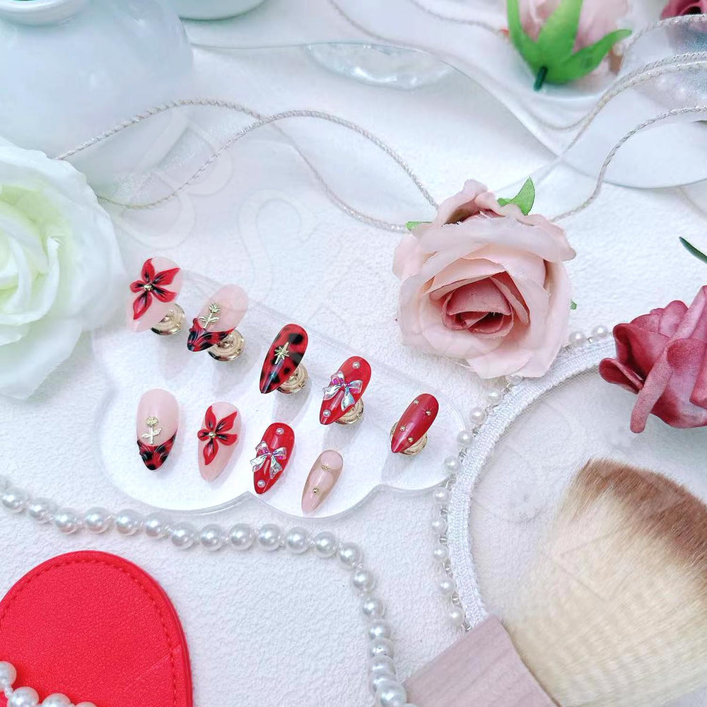 BSBTBZ perlas florales decorativas para uñas, añade lujo.