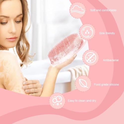 Bsofing cepillo silicona genera abundante espuma para limpieza.