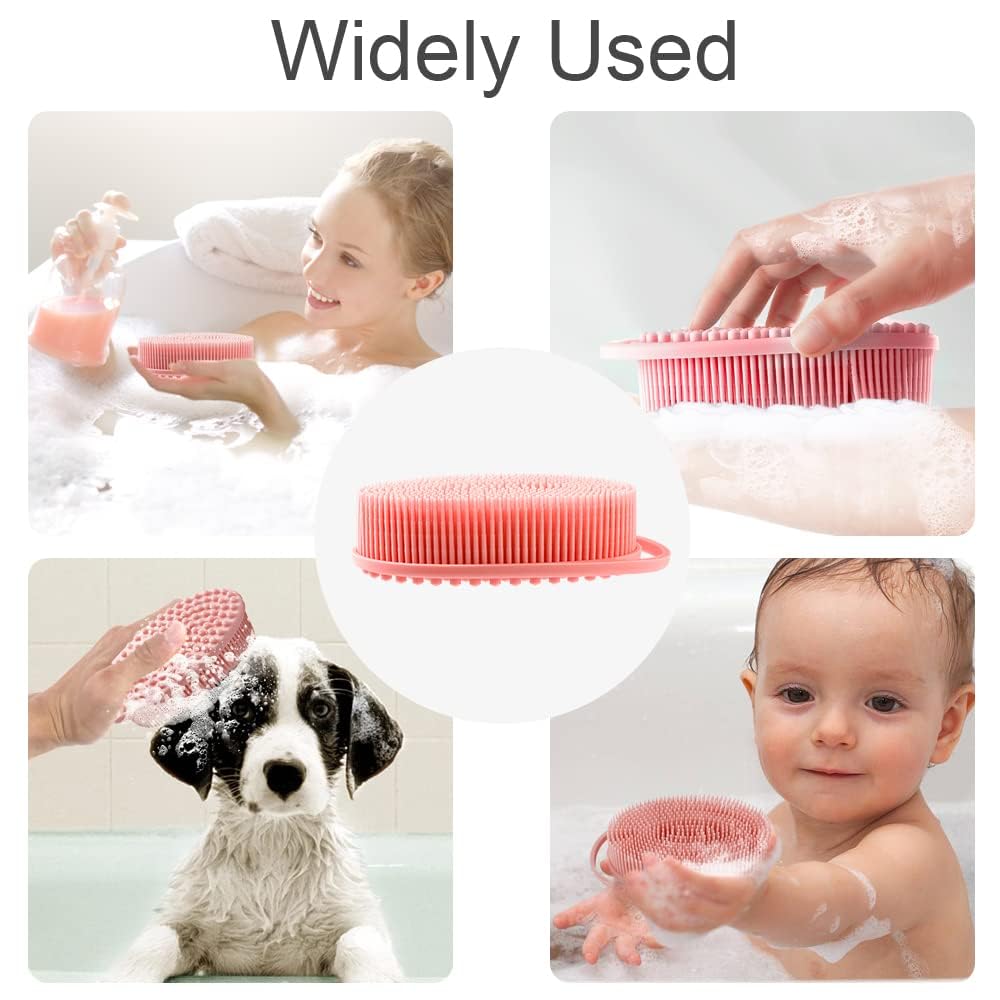 Bsofing cepillo silicona uso versátil para ducha y cocina.