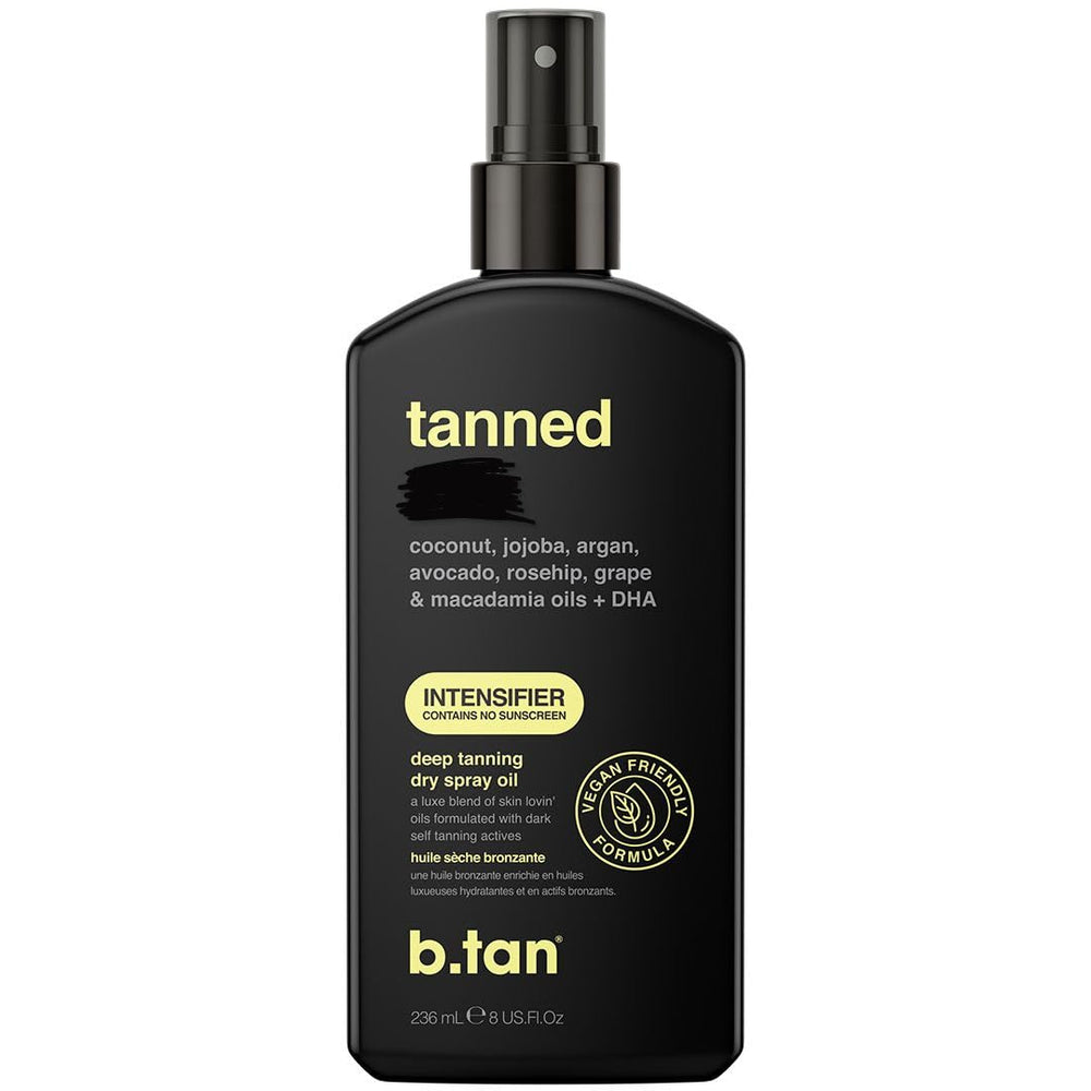 B.TAN botella de aceite bronceador para bronceado uniforme.