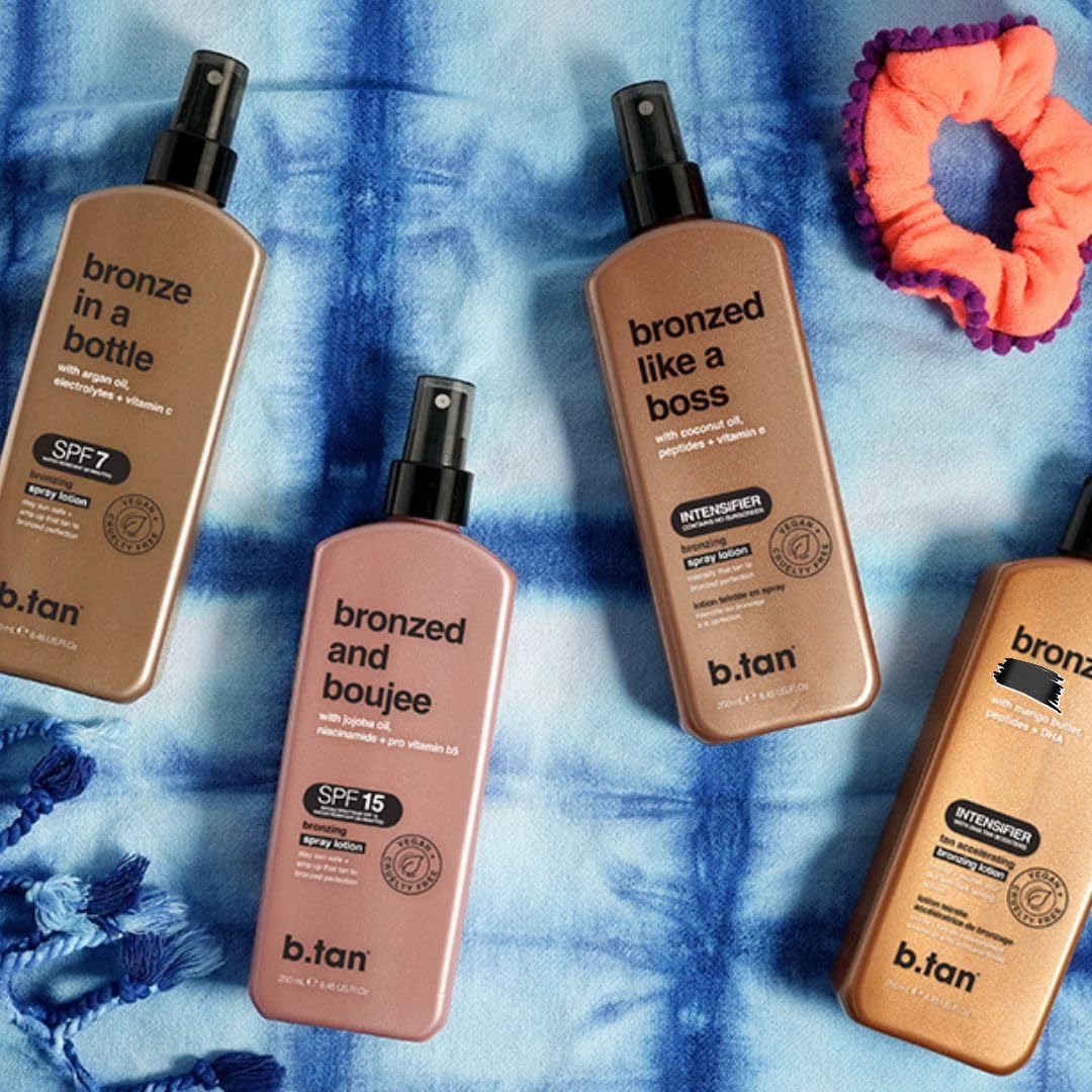 B.TAN Conjunto de kit compacto para bronceado en casa.