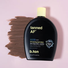 B.TAN btan-lotion-mango-manteca-hidratacion hidratando la piel durante el bronceado.