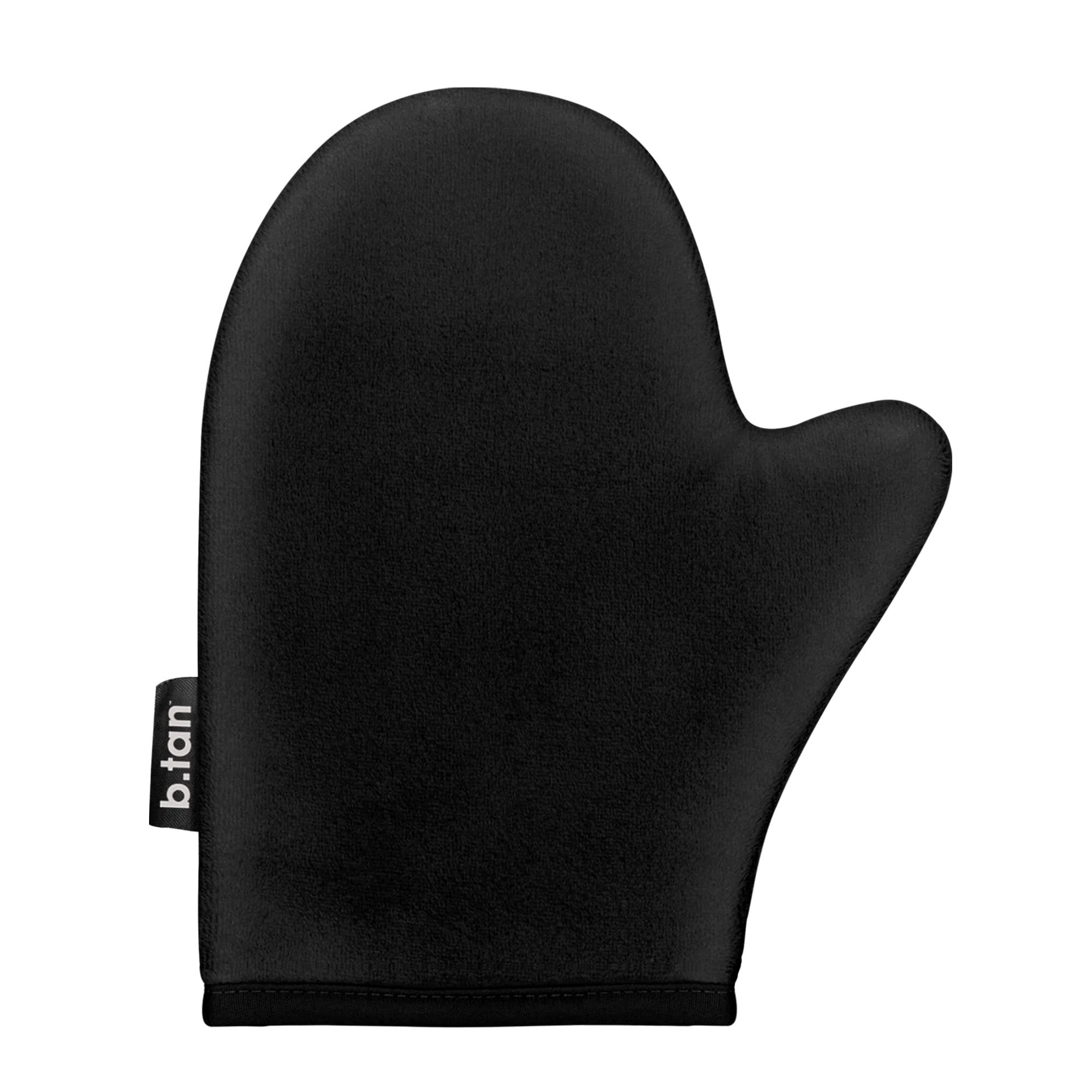 B.TAN self tanning mitt thumb for precise, stain-free application.