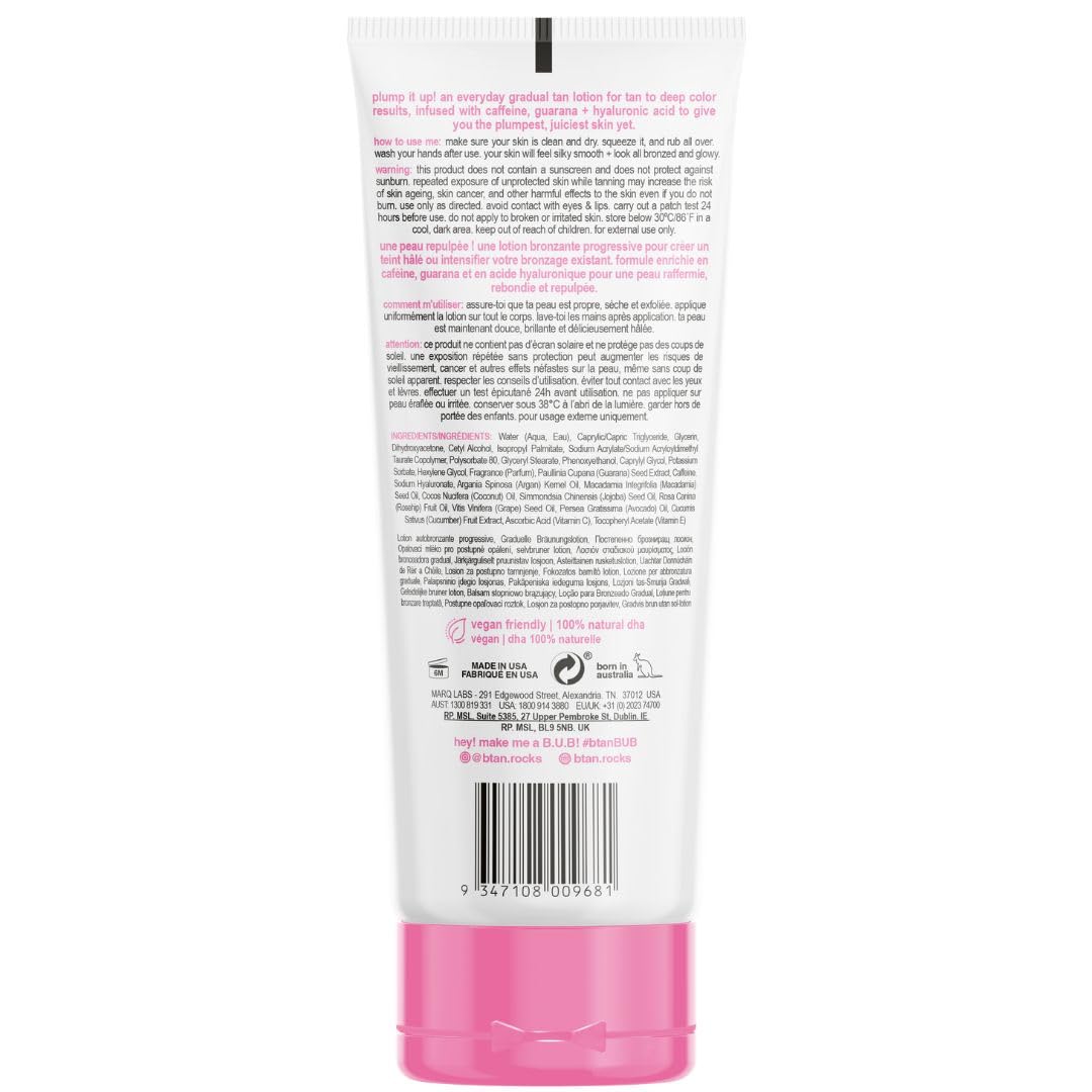 B.TAN crema bronceadora de textura cremosa para piel suave