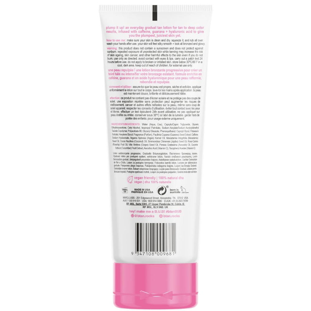 B.TAN crema bronceadora de textura cremosa para piel suave