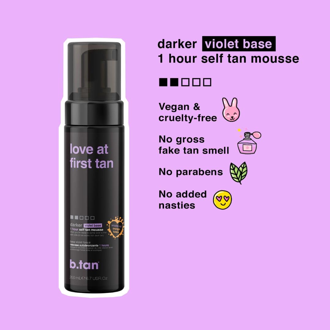 BTAN Mousse Autobronceadora Violeta: textura suave para resultados uniformes