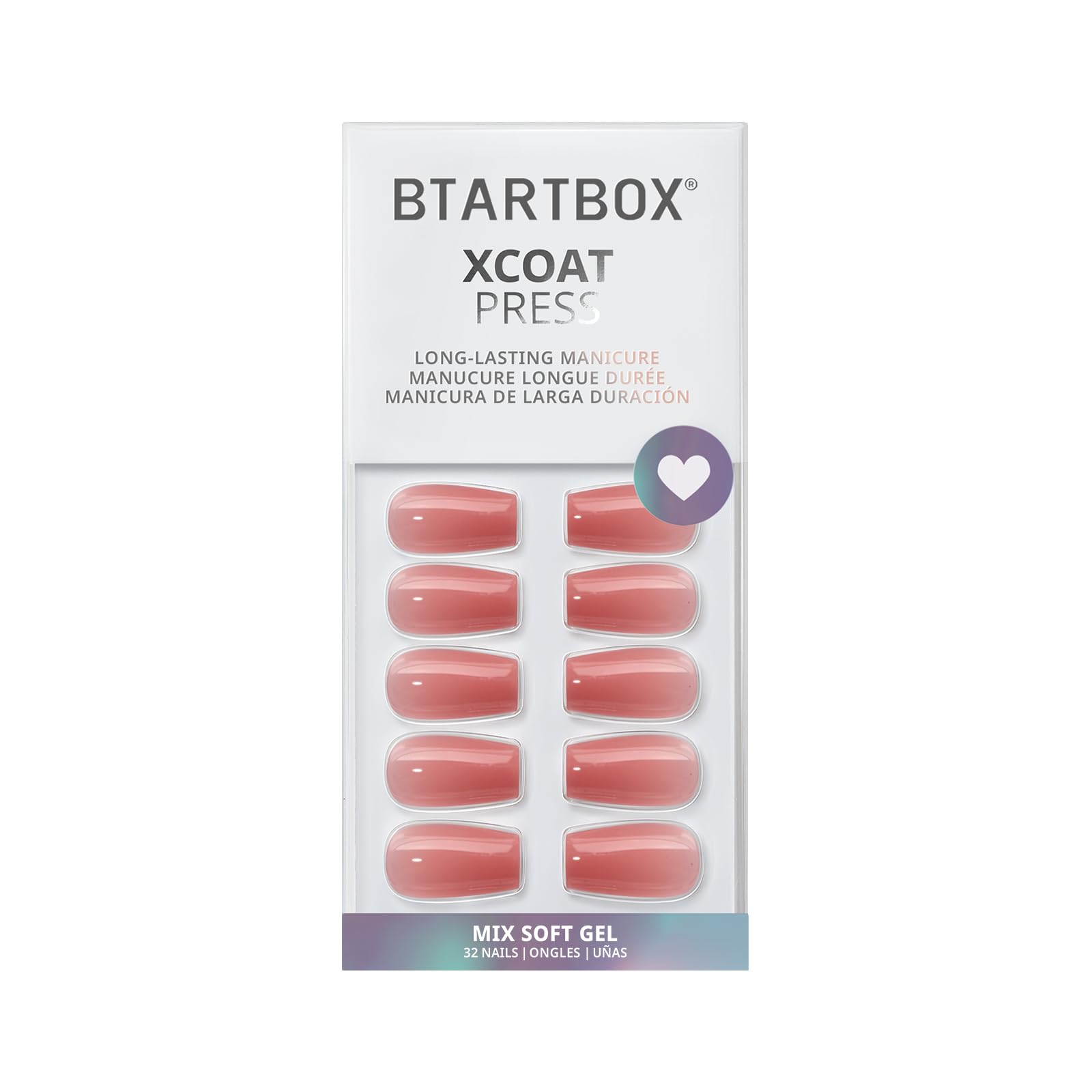 BTArtbox Acabado brillante y natural para look reciente.