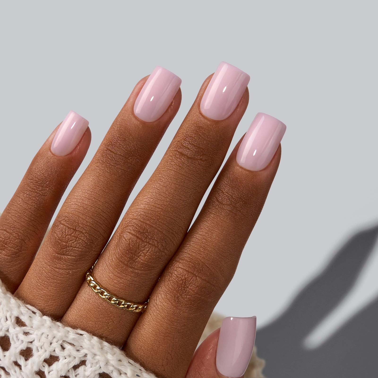 BTArtbox diseño rosa opaco con efecto gel para un look natural