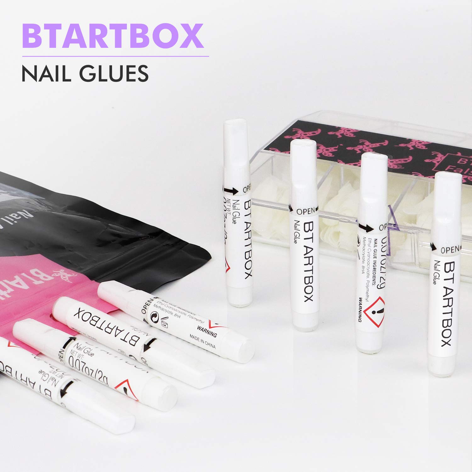 Envase de 2 g de BTArtbox para control preciso durante la aplicación.