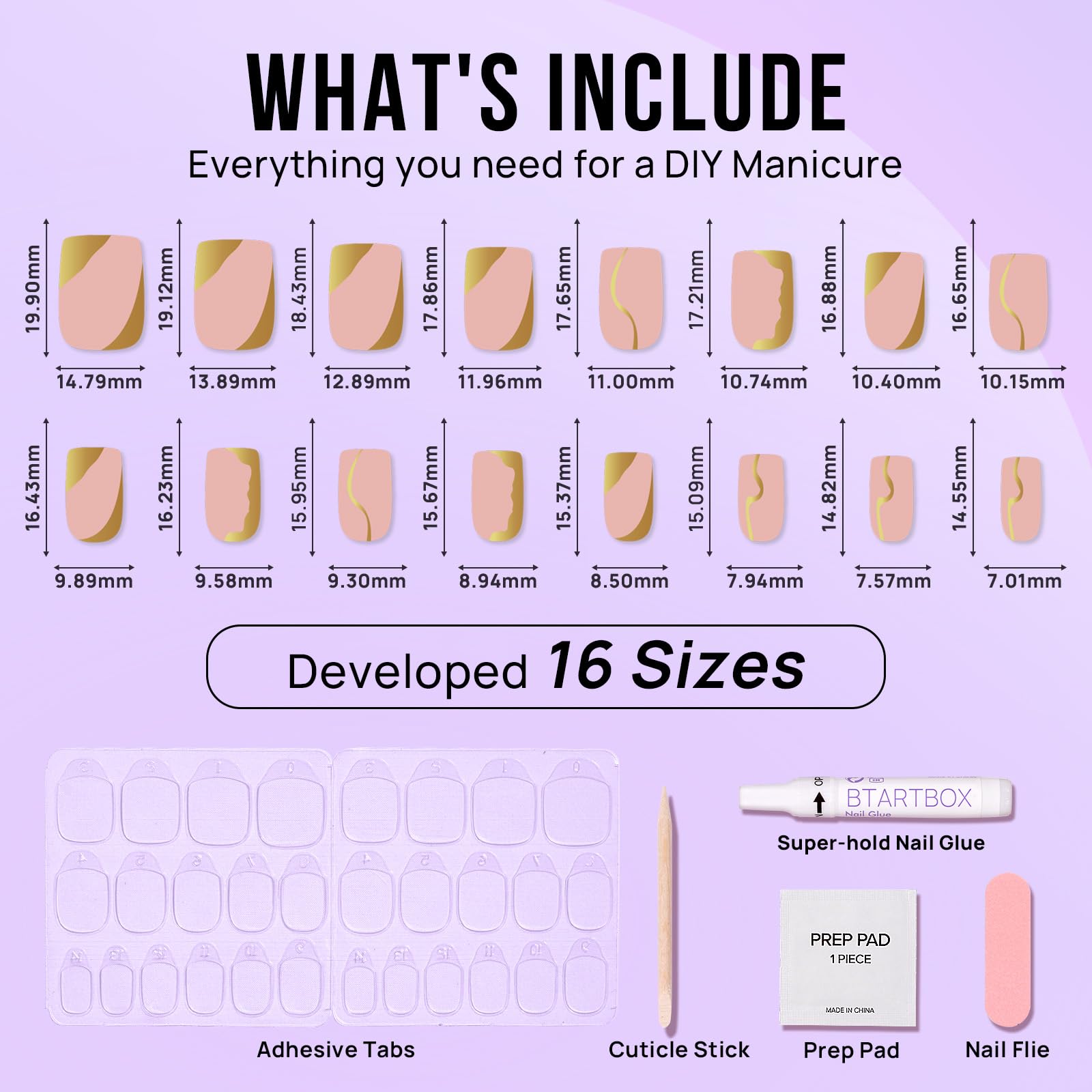 BTArtbox estuche almacenamiento incluido para ordenar uñas y accesorios.