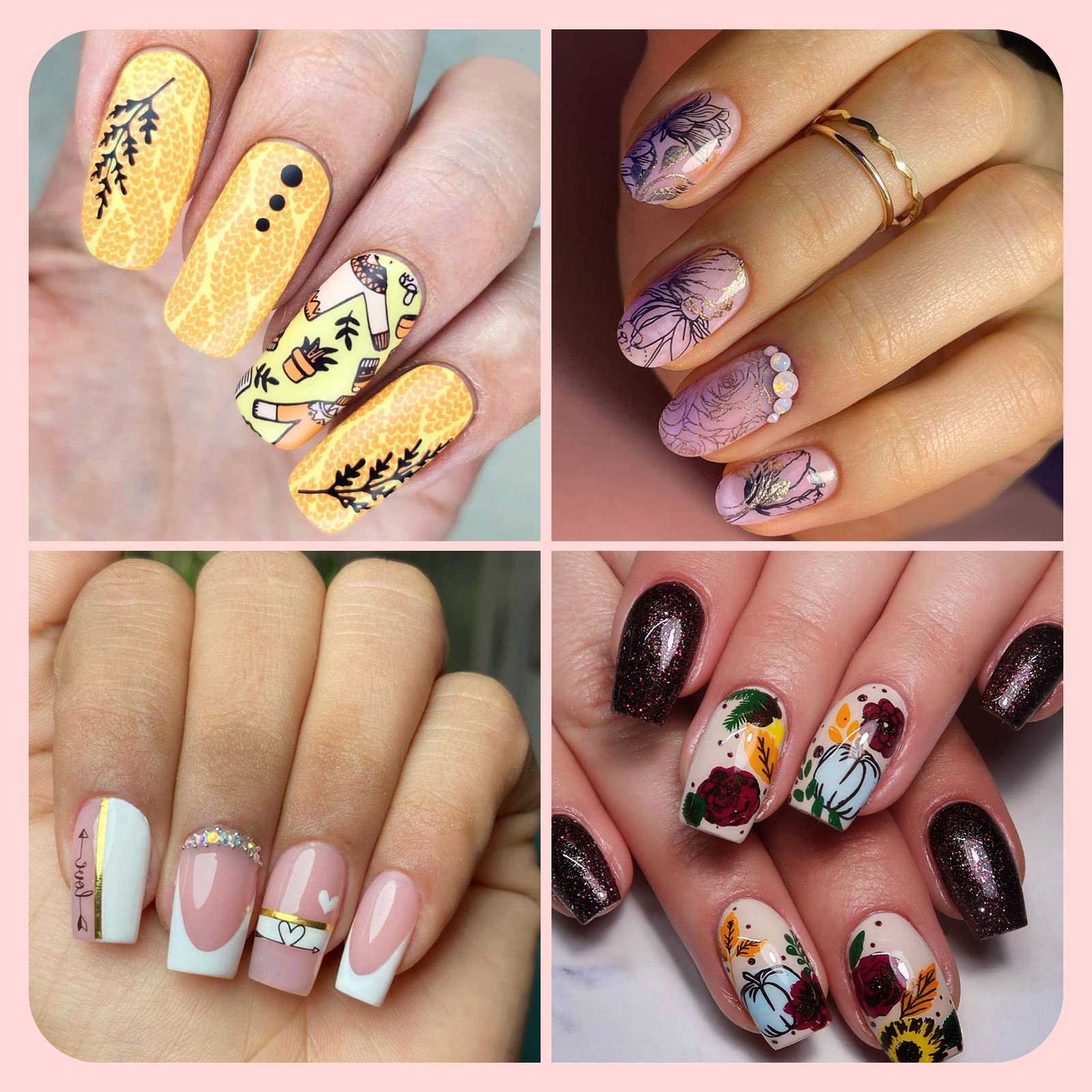 BTArtbox french nail design kit for easy home French tips