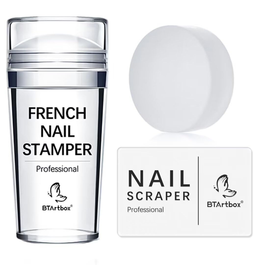 BTArtbox french nail stamper delivering precise tips with durable silicone for repeated use