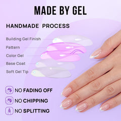BTArtbox Gel suave brinda sensación natural al colocar uñas.