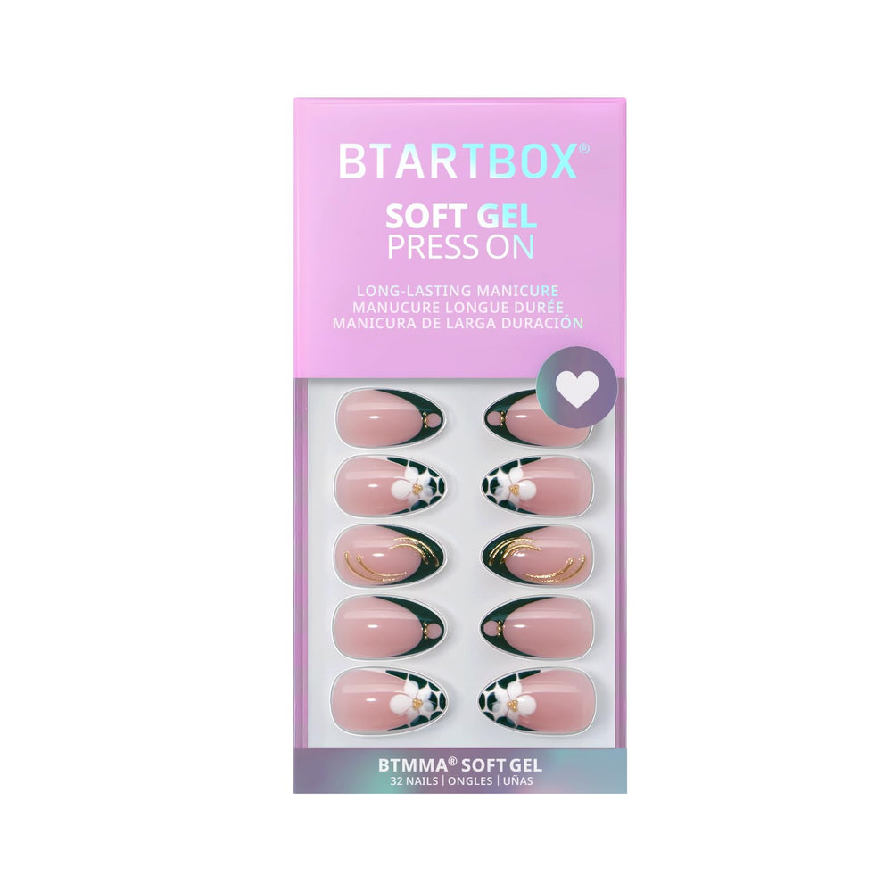 BTArtbox Guía de aplicación para uñas, instrucciones claras para un inicio sencillo.