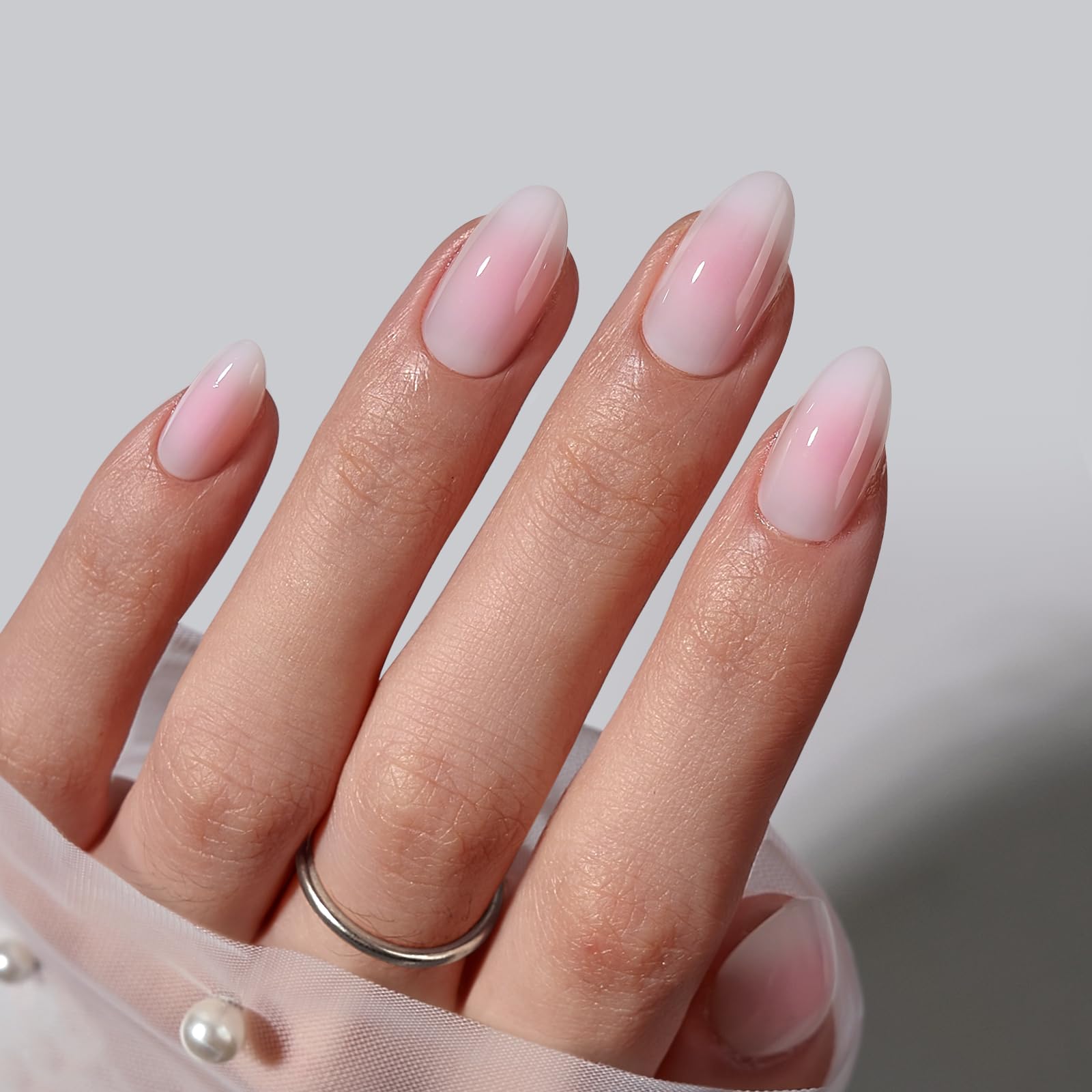 BTArtbox conjunto de 32 uñas pegables para manicura rápida