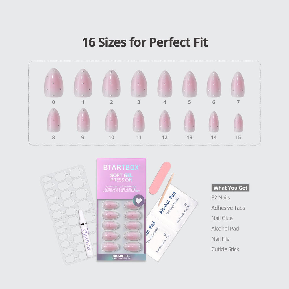 BTArtbox nail file and wooden stick support precise shaping