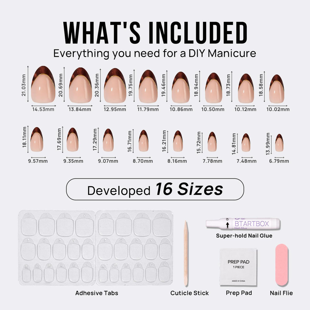 BTArtbox reusable nail glue pack for secure wear