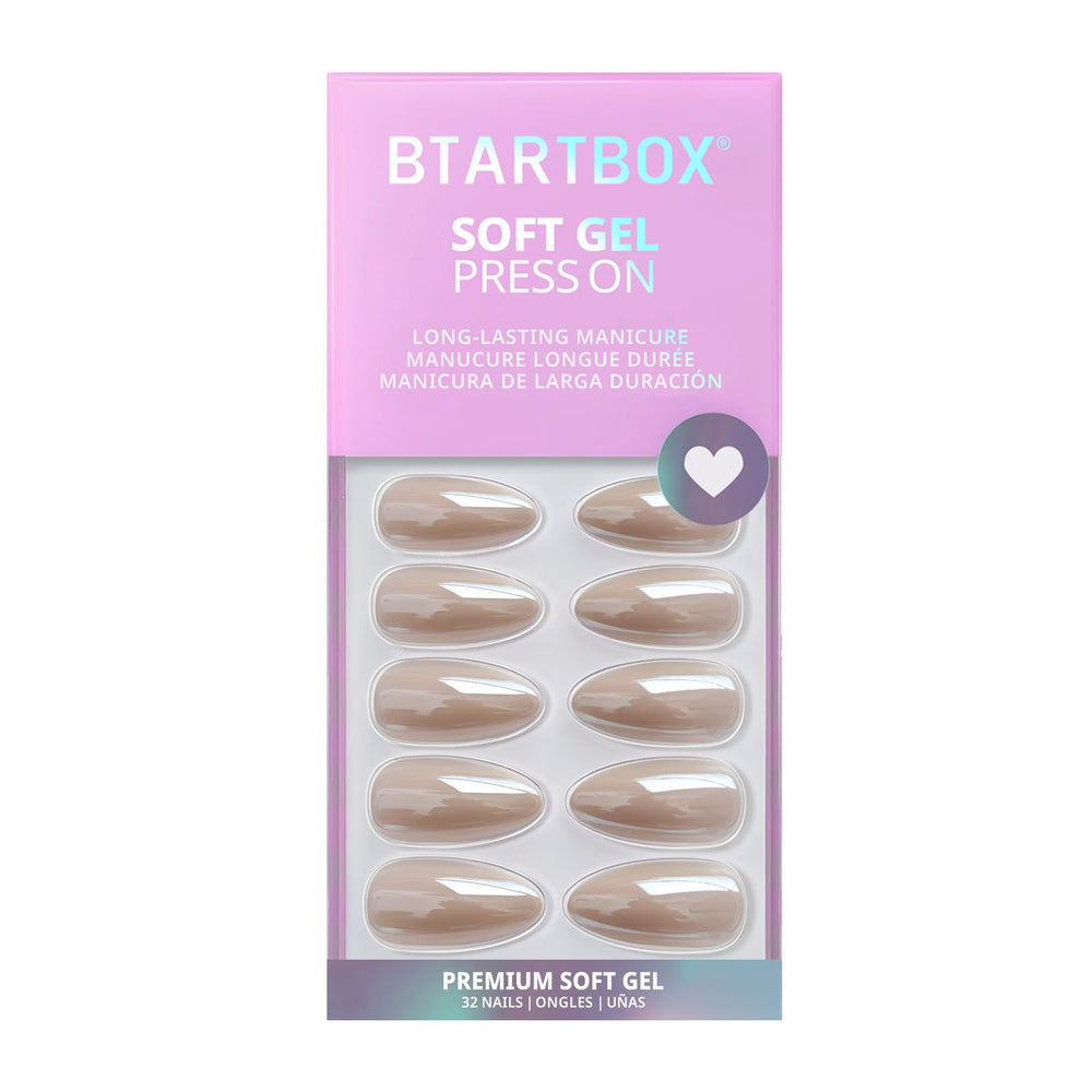 Pegamento BTArtbox para adherir uñas postizas con fijación estable.