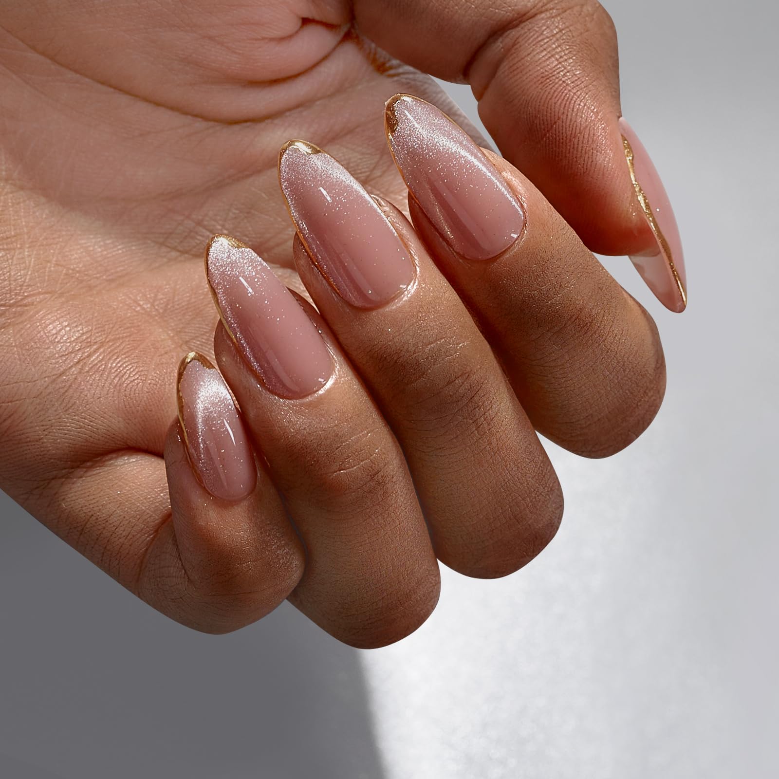 BTArtbox press-on nails in almond shape for comfortable wear and quick glam