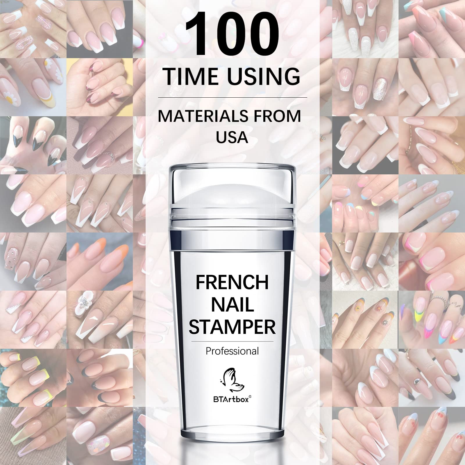 BTArtbox replaceable stamper head for versatile French designs