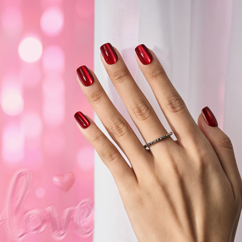 BTArtbox Uñas brillo reutilizables con 30-puntas para cambios rápidos.