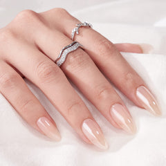 BTArtbox uñas pegables almond media en tono piel para estilo discreto