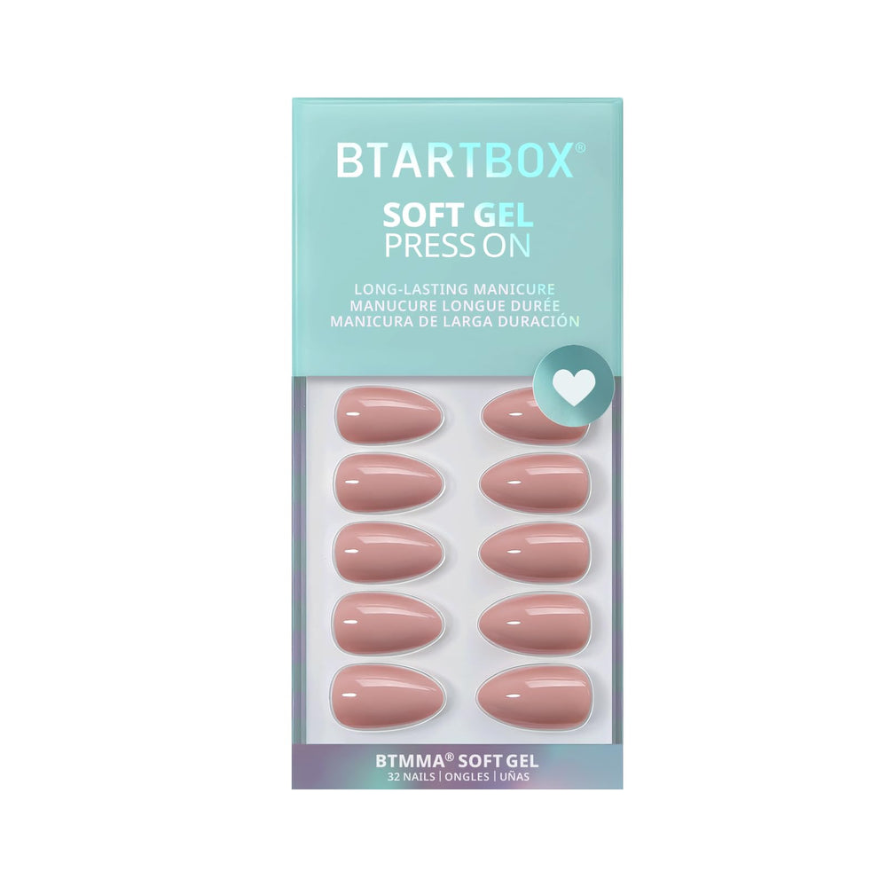 BTArtbox caja de 32 uñas con distintas tallas para adaptarse.