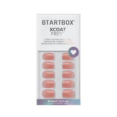 BTArtbox uñas en gel suave nude cinnamon se adaptan sin ejercer presión.