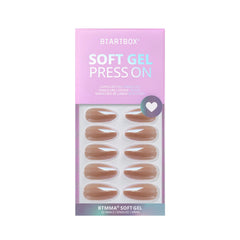 BTArtbox uñas prensadas almendra ajuste perfecto sin presión