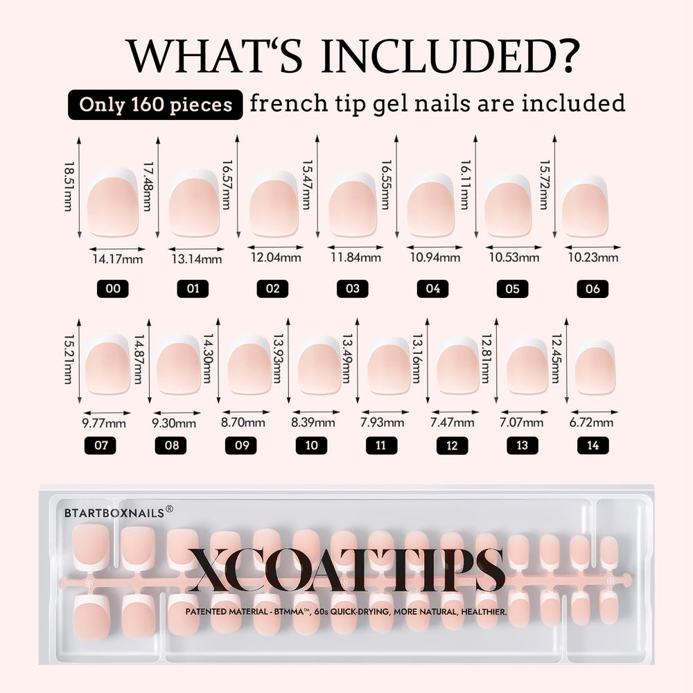 BTArtboxnails 150-piece nail tip pack emphasizes value.