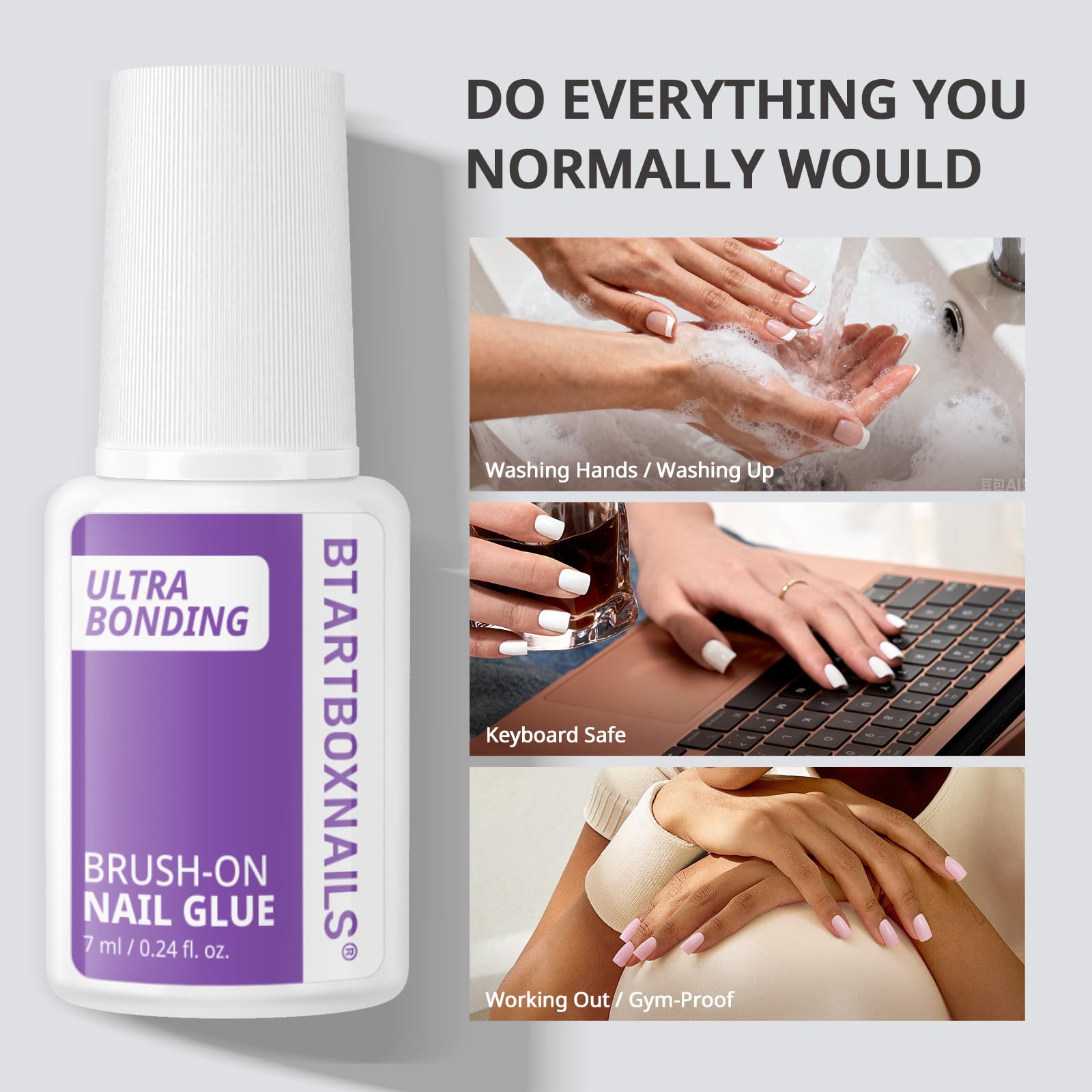 BTArtboxNails air dries in 10 seconds with no UV required.