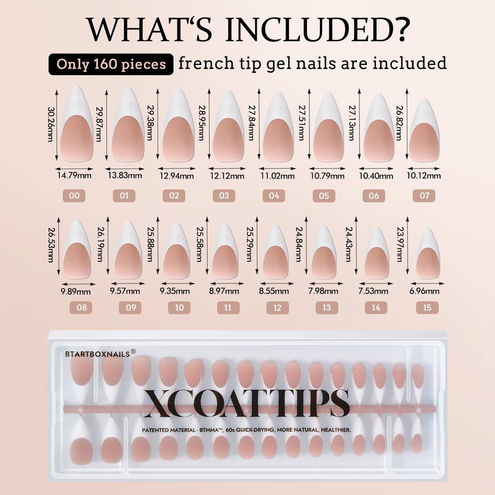 BTArtboxnails comfort-fit nails for flat and curved nails