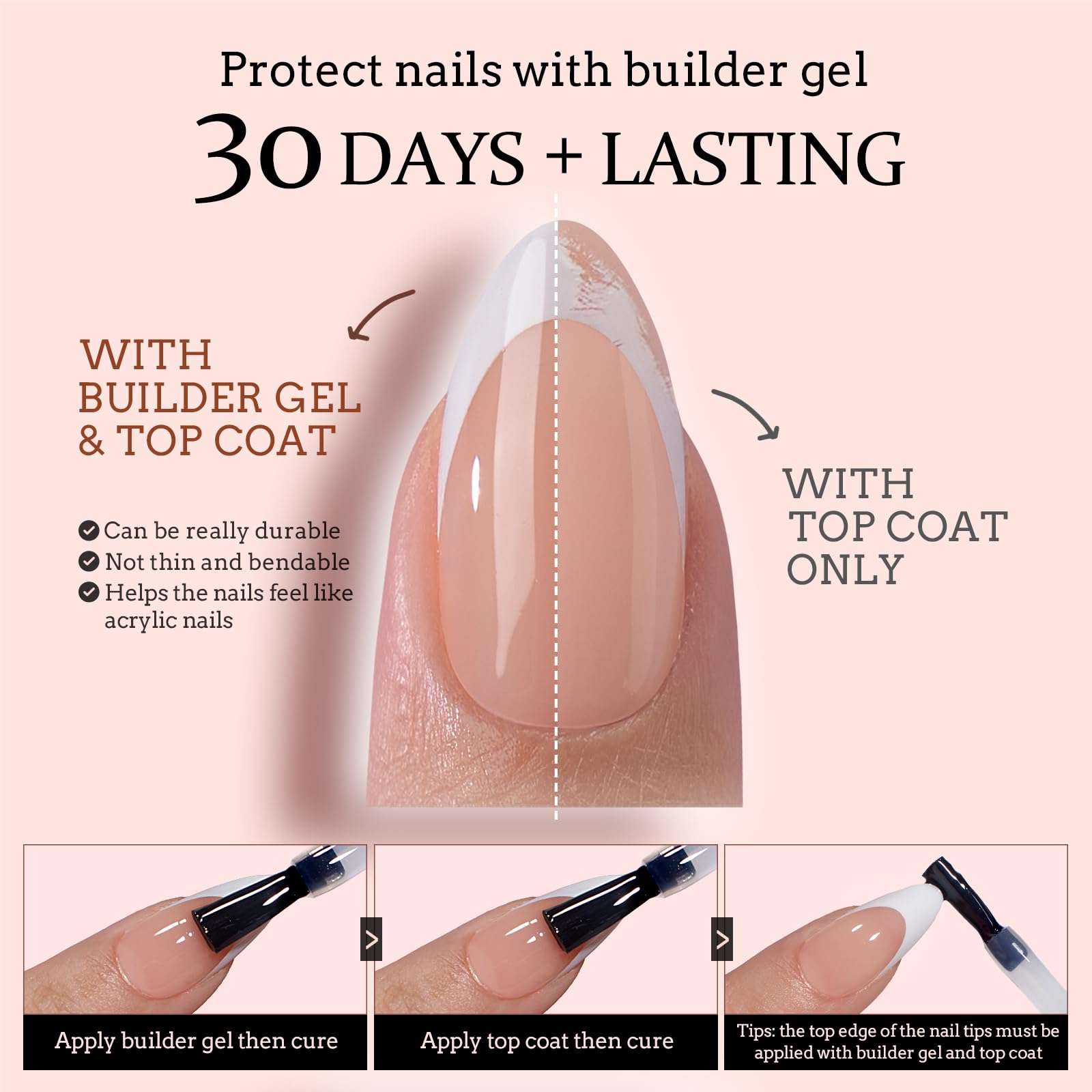 BTArtboxnails glue-on nails application demonstrates easy DIY use.