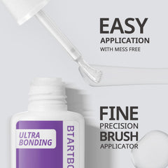 BTArtboxNails press-on nails application demonstrates quick bonding.
