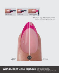 BTArtboxnails Soft Gel ligero, cómodo para uñas planas o curvas.