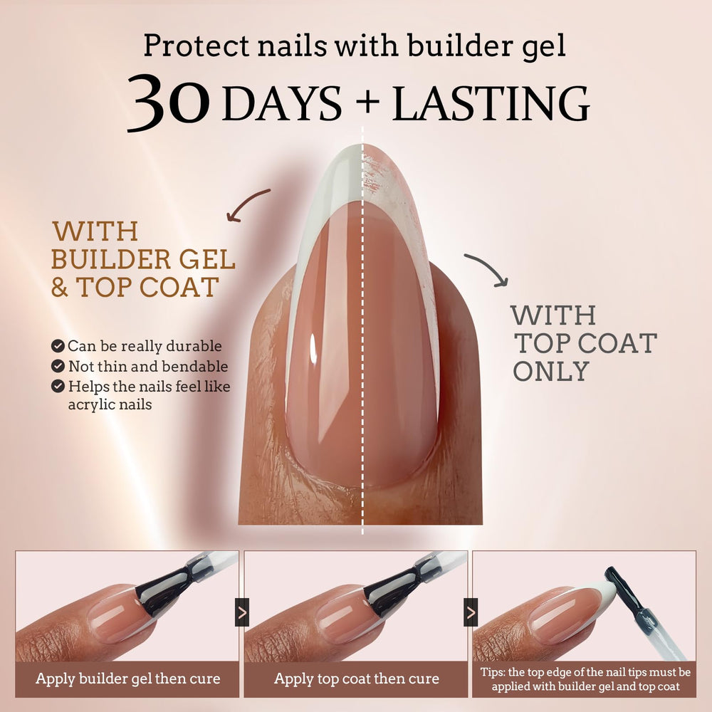BTArtboxnails natural fit for flat and curved nails with comfortable wear