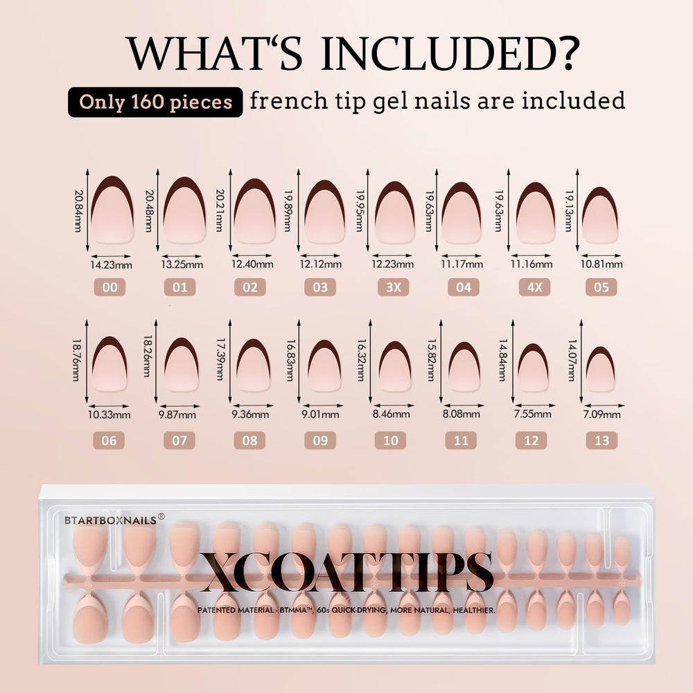 BTArtboxnails Ajuste Ultra Preciso: ajuste cercano desde cutícula para uñas naturales