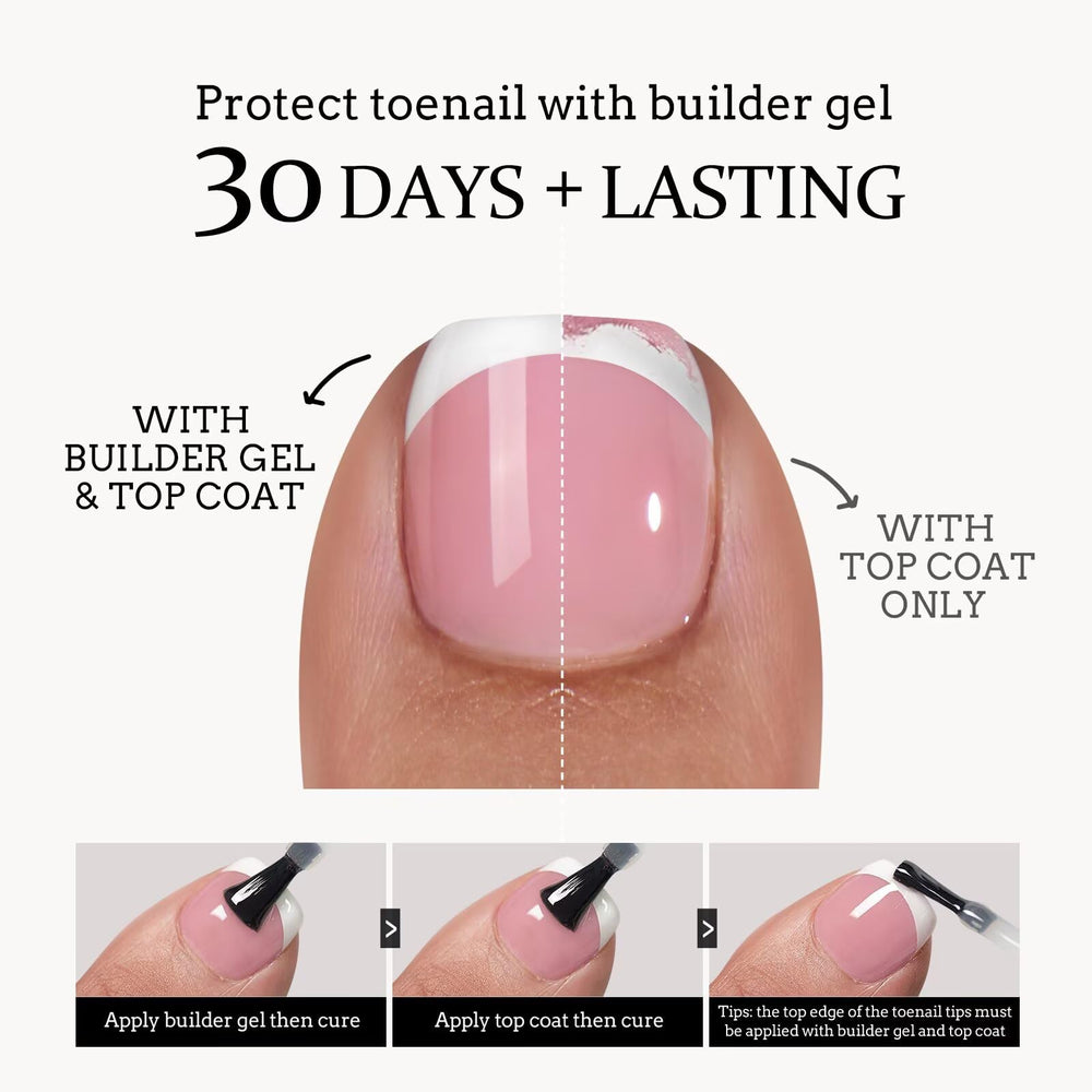 BTArtboxnails XCOATTIPS six-step application with glue layer.