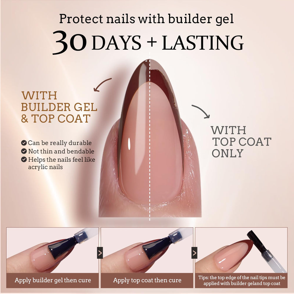 BTArtboxnails XCOATTIPS comfortable soft gel for sting-free wear.