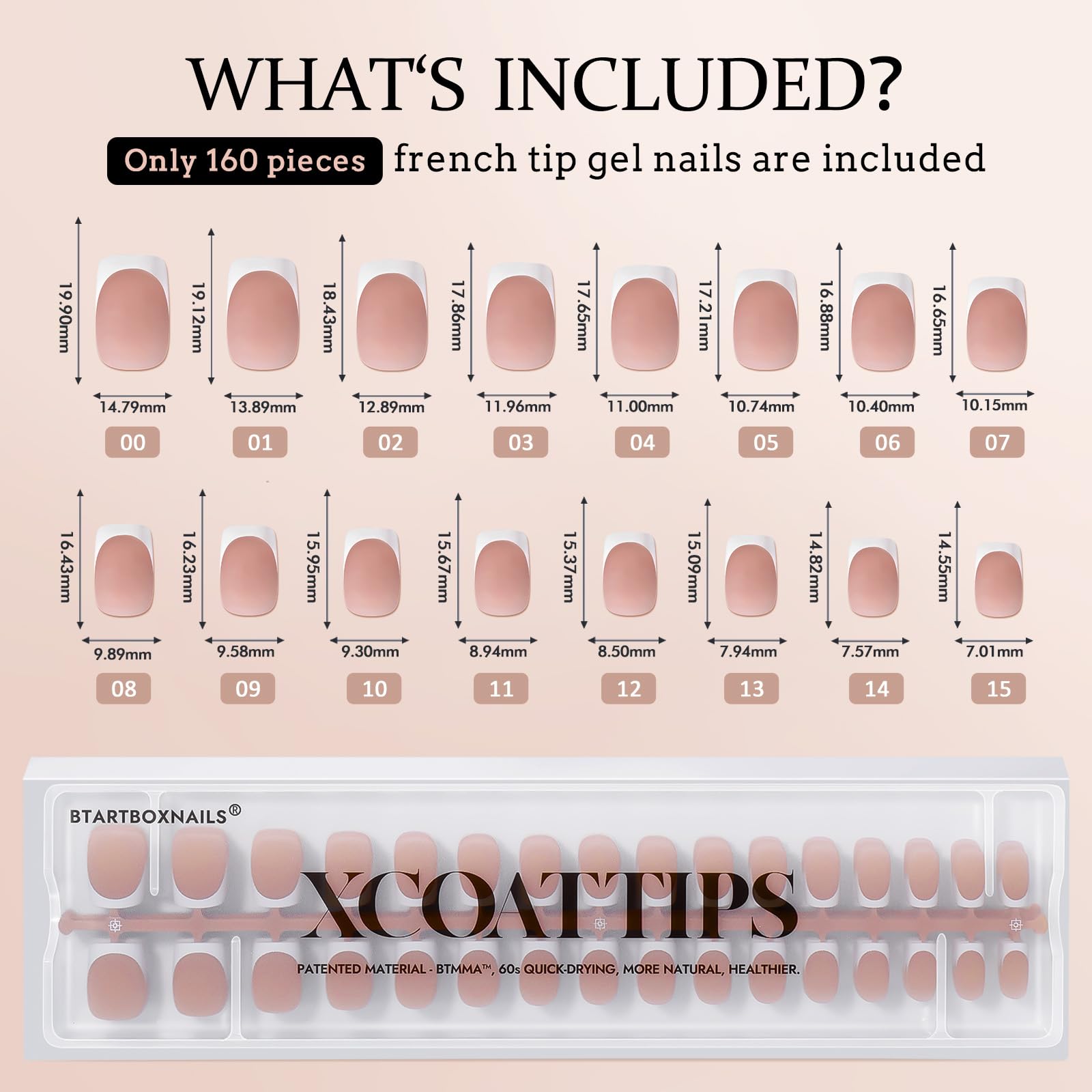 BTArtboxnails XCOATTIPS versatile French tip design for gradients and ombre