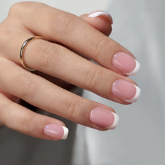 BTArtboxNails XCOATTIPS close-up shows crisp French line for salon-style nails