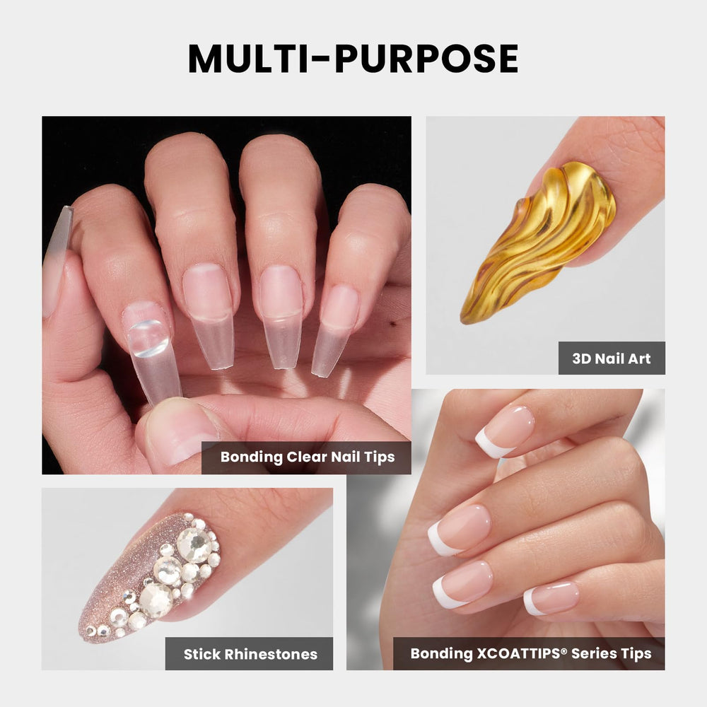 BTArtboxnails XCOATTIPS: funciona como adhesivo para decoración y cristales