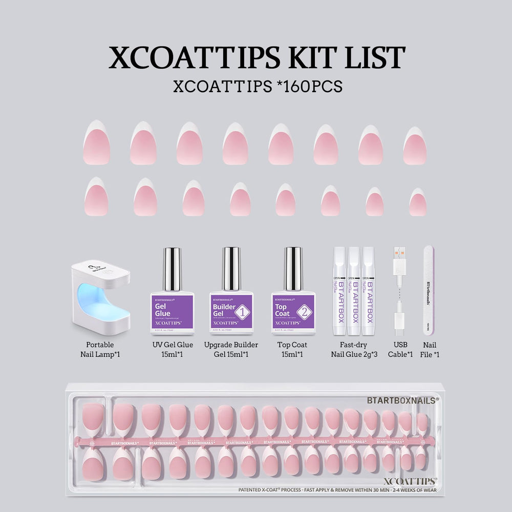 BTArtboxnails XCOATTIPS nail file for smooth shaping and finishing.